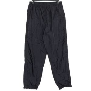 Nike Mens Pants Windbreaker Vintage Ankle Zip Retro Track Y2K Black Size XL KP